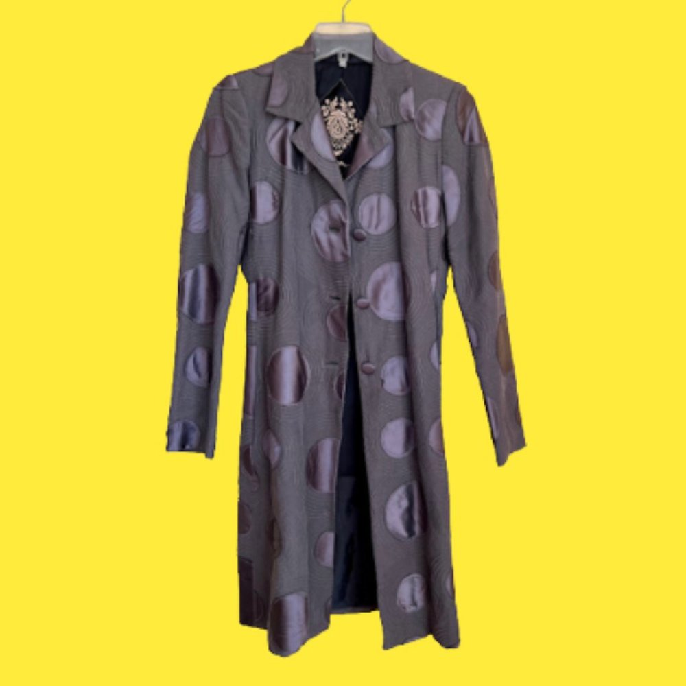 Vintage Johnny Was BIYA Silk Circle Coat.